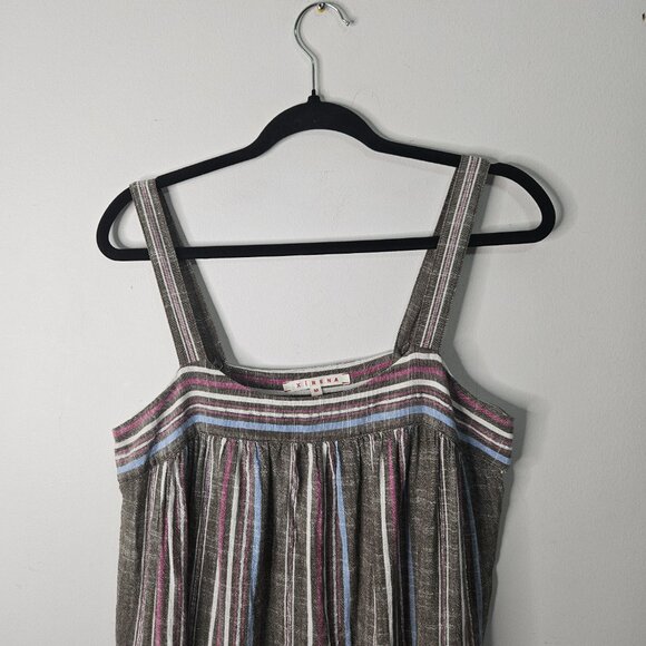Xirena Dylan Freedom Stripe Maxi Dress Sz M Loose Fit - Picture 3 of 8